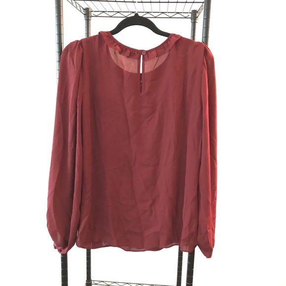 Max Studio Red Blouse - Picture 2 of 4